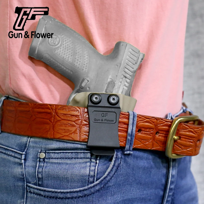 Пистолет с цветочным рисунком скрытого ношения кобуры Kydex кобура Регулируемый
