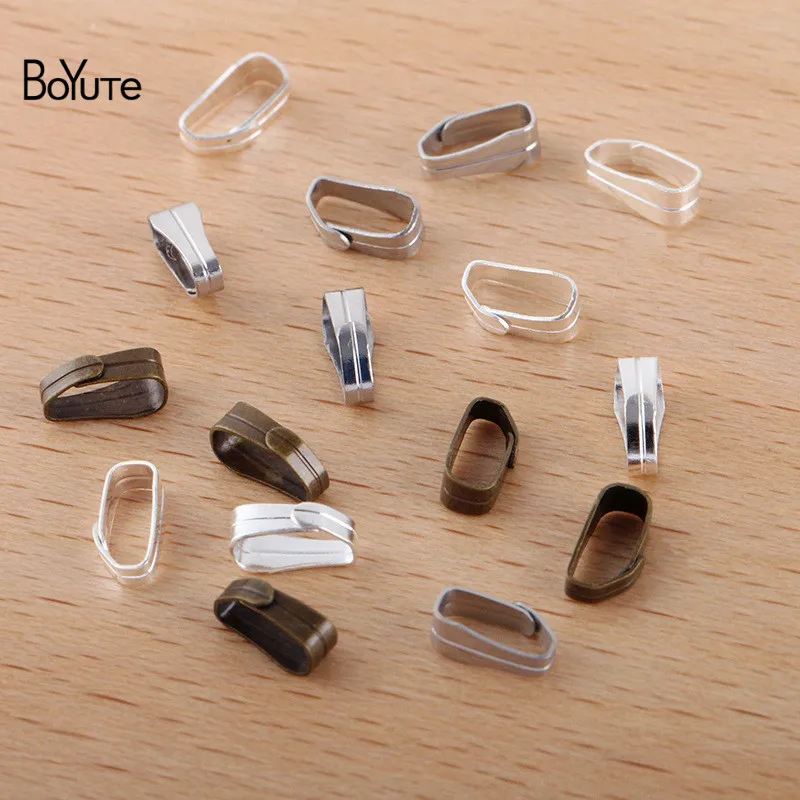 

BoYuTe (500 Pieces/Lot) 6*2MM Metal Brass Clasps Factory Supply Handmade Diy Jewelry Accessories Wholesale