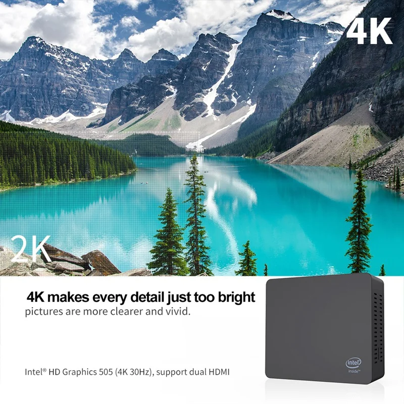 Ap45 Win10 Мини ПК Intel Pentium J4205 до 2 6 ГГц Ram Ssd Windows 10 Dual Hdmi 4Xusb3. 0 Gigabit Lan 4K Htpc Nuc|Мини ПК| |