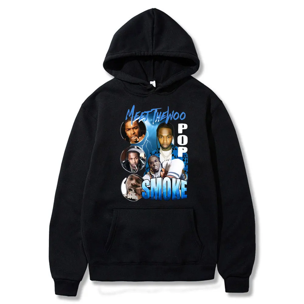 

Hot Sweatshirt Hoodies Men Classic Pop Smoke Sweatshirts Women Streetwear Vintage Hoody Autumn Oversized Casual Boy's Hoodie