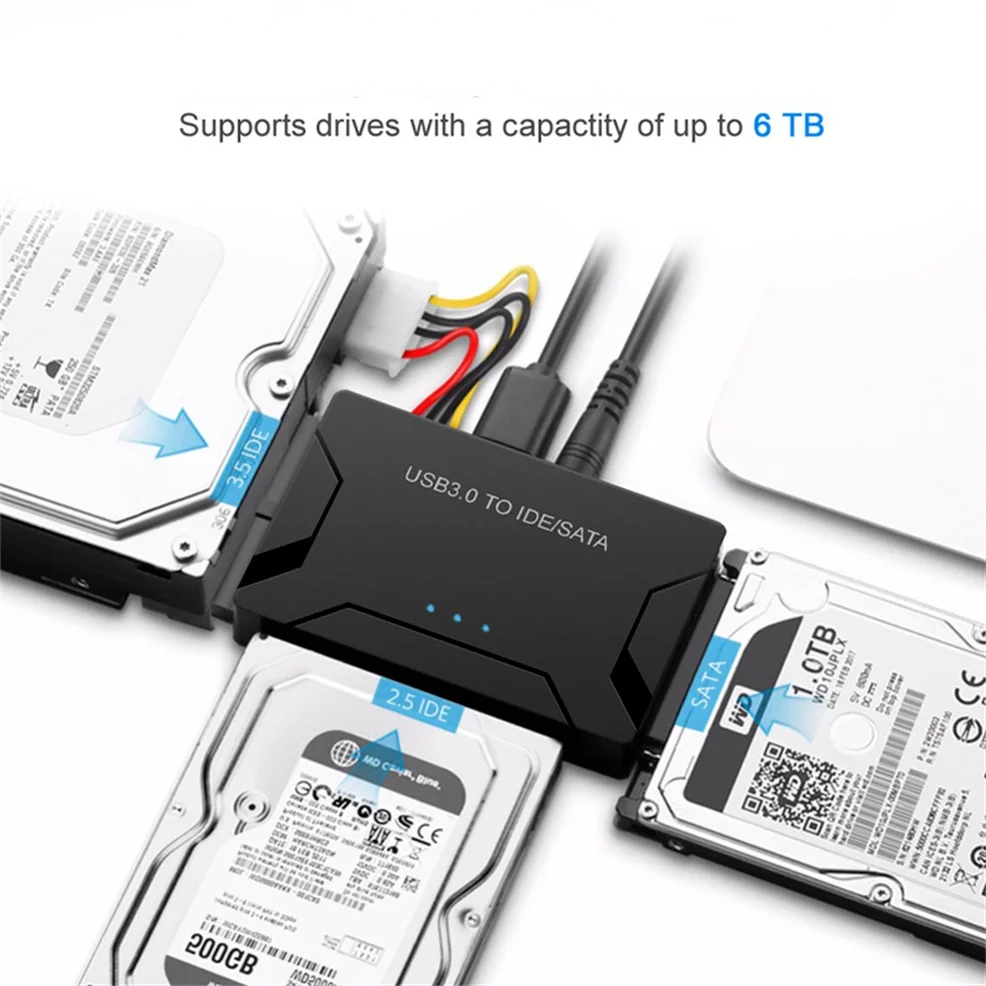 Адаптер LccKaa SATA на USB IDE кабель 3 0 Sata для жестких дисков 2 5 HDD SSD конвертер адаптер с