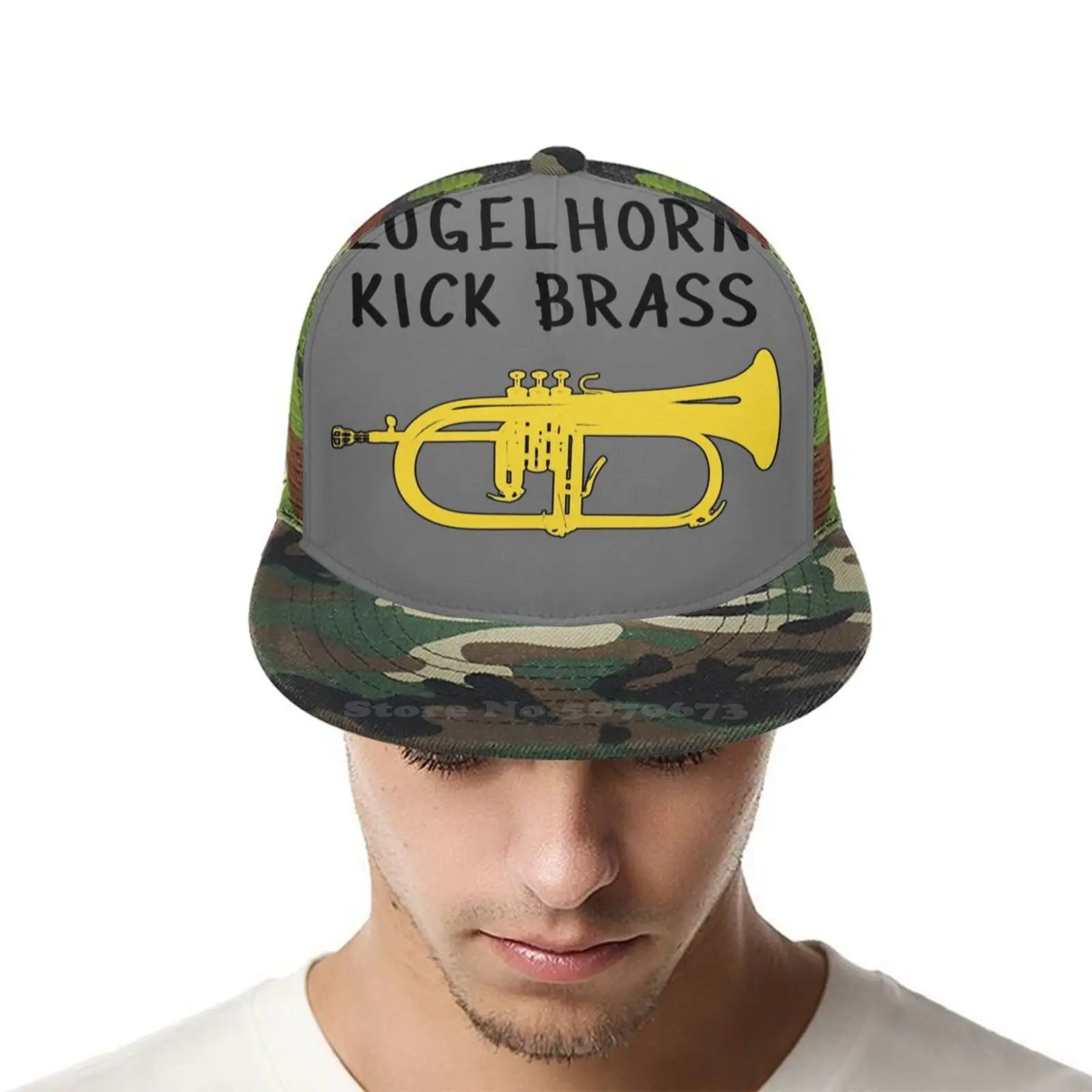 Забавные Флюгельгорны подарок оркестре) баррикадное заграждение для ремешка s