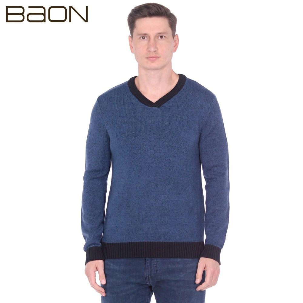 Пуловер с эффектом &quotбукле&quot Baon B639534|Мужские толстовки и свитшоты| |