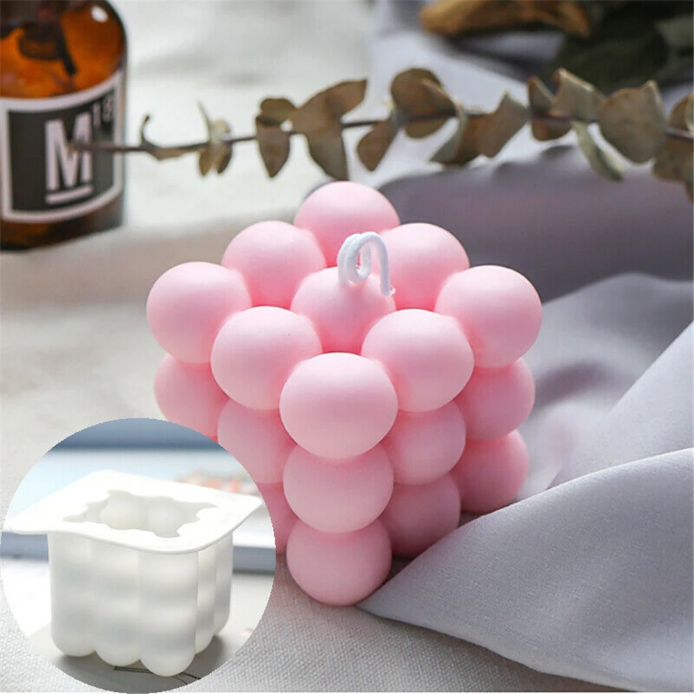 3D силиконовые формы DIY пресс для свечей соевый воск ароматические свечи мыла мыло