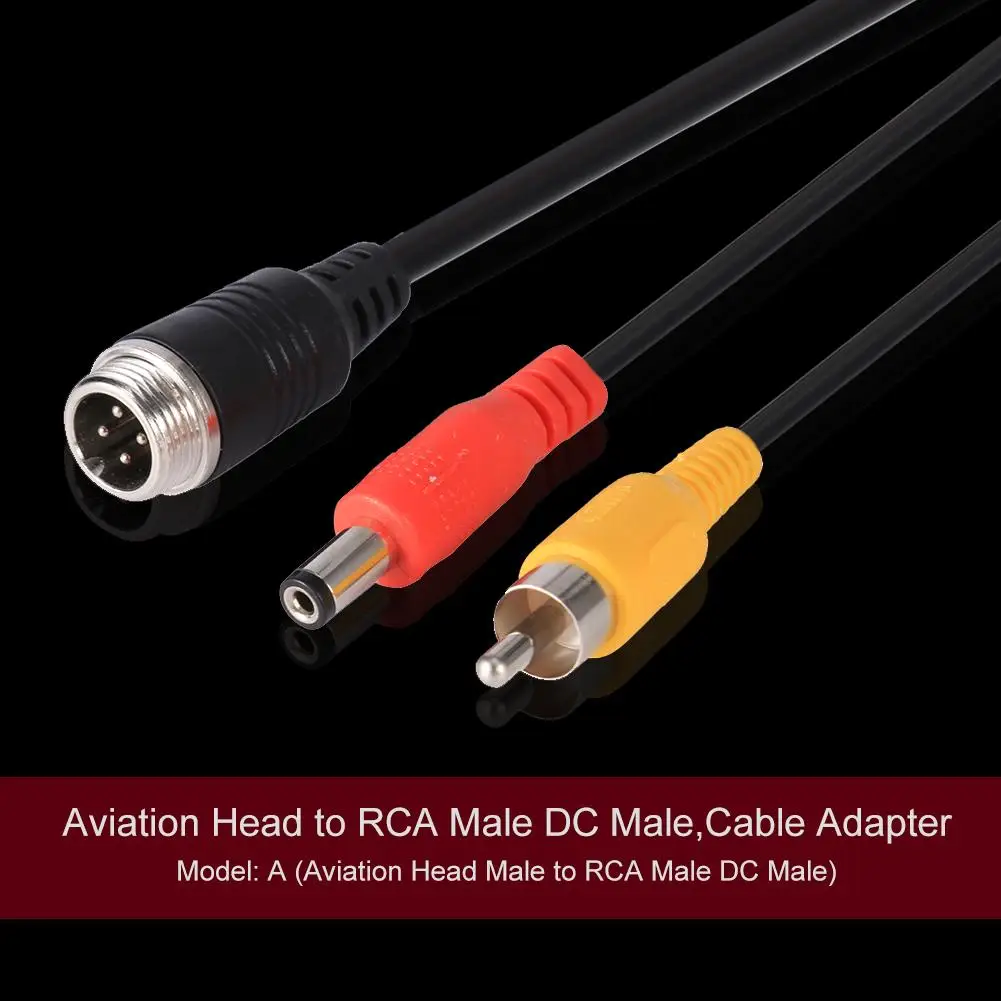 Удлинительный кабель переходник с 4 контактной головкой Мама/папа на RCA папа
