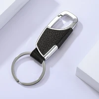 men business keychain leather key holder key ring electroplating anti rust key ring keyfob accessories