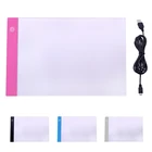 Три уровня яркости A4 светодиодный трассировка pad цифровой USB светильник в виде планшета Pad копировальная панель электронного искусства Графический картина wacom pad