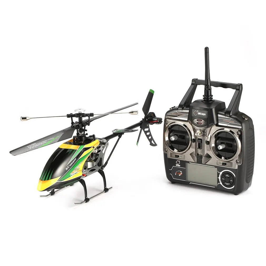 WLtoys V912 Дрон Небесный танцор летательный аппарат 2,4 ГГц RTF аэроплан 4 канала с одним лезвием RC вертолет с головной лампой