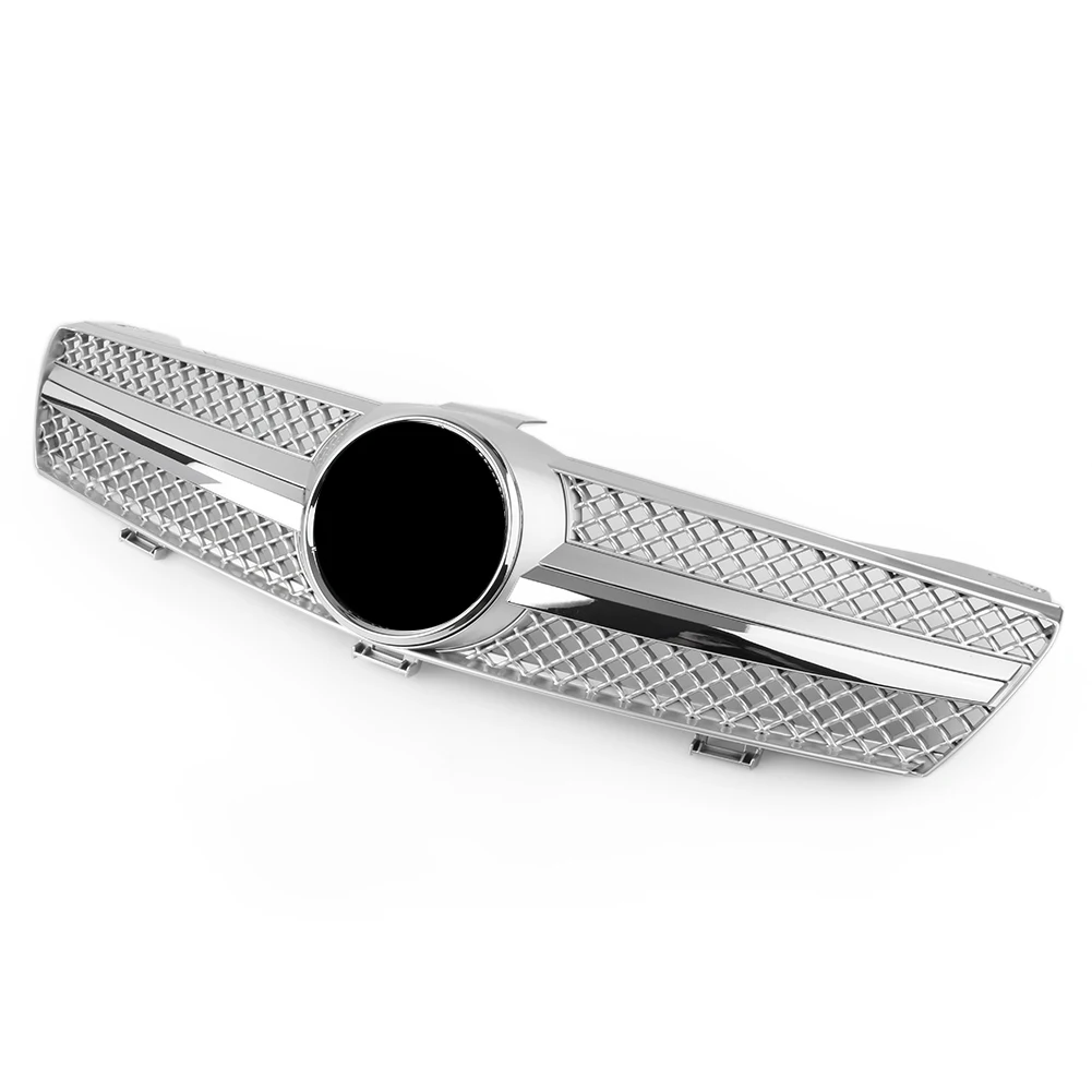 Gls-класс Передняя решетка для Mercedes Benz C219 W219 CLS500 SLS600 2004 2005 2006 2007 хром серебро ABS пластик верхний гриль