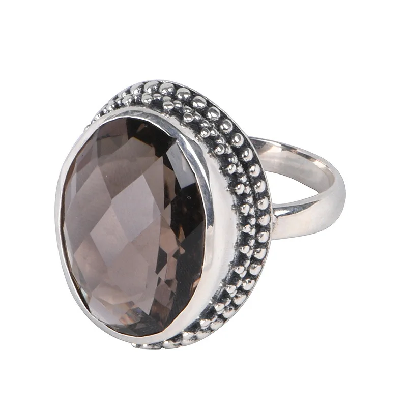 Мужское кольцо из серебра 2021 пробы с цитрином | Украшения и аксессуары