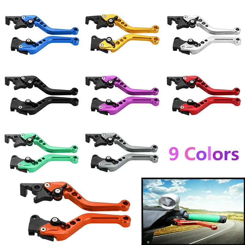 

Hot 1Pair Alloy Motorcycle CNC Motorcycle Clutch Drum Brake Lever Handle Brake Handle Universal Fit for Motorbike Modification