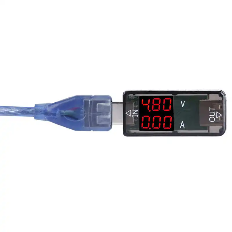 USB цветной ЖК-Вольтметр Амперметр измеритель тока мультиметр зарядное