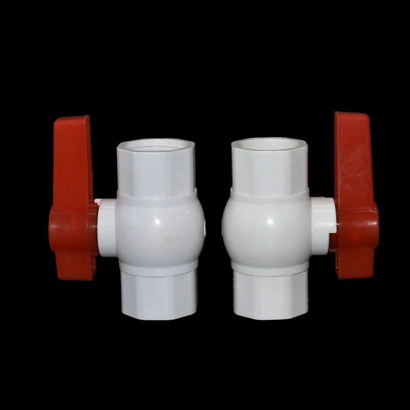 1/2 &quot3/4&quot 2 &quot1&quot ПВХ шаровой клапан DN15 DN20 DN25 водяной садовый кран горячего