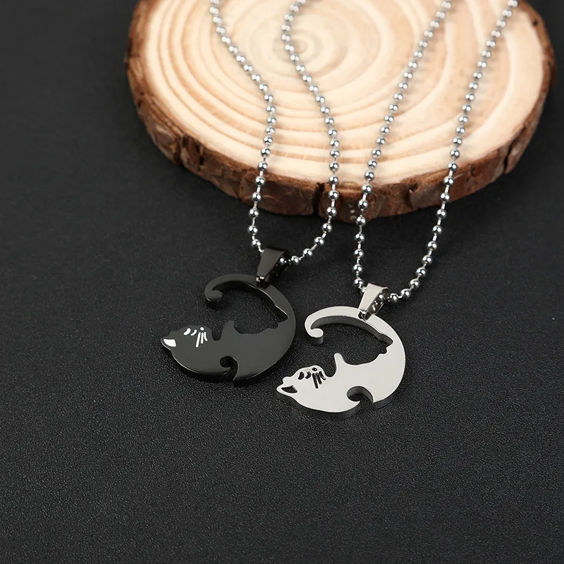 Ожерелье с подвеской в виде сердца для женщин колье кулоном милого мультяшного