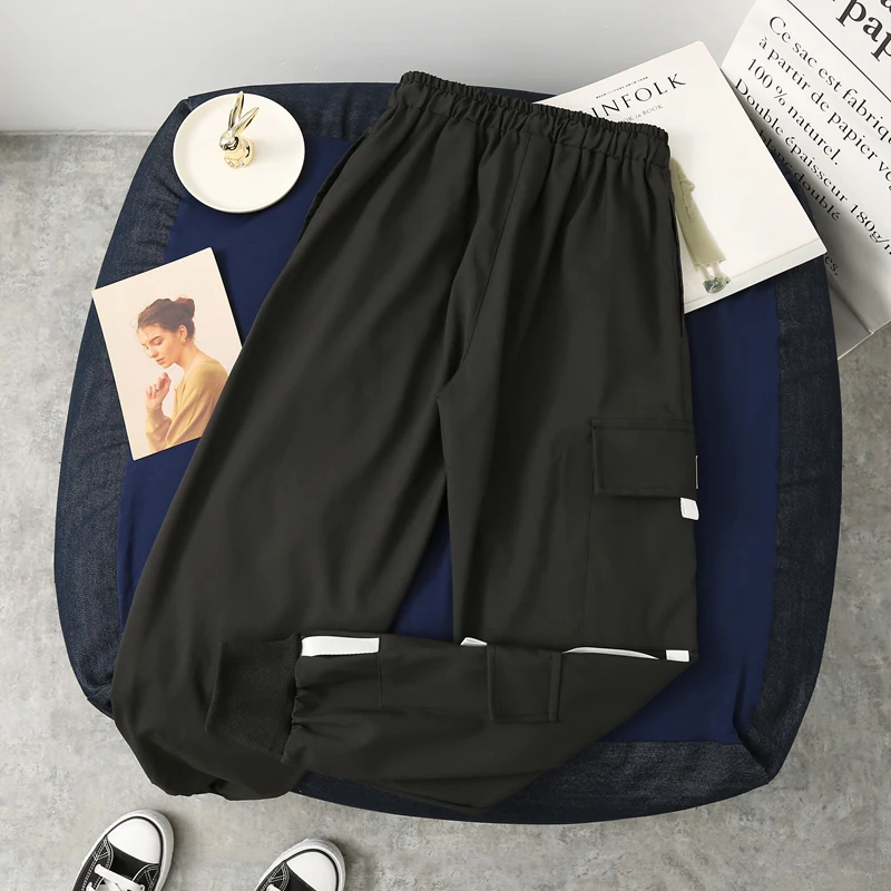 

Hewlshawn High Waist Elastic Waist Casual Harrem Pants