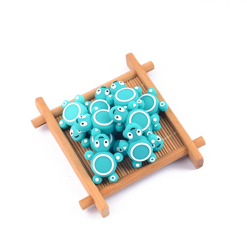 10 шт./лот Детские Силиконовые Бусины DIY браслет для ухода за пустышкой зажим