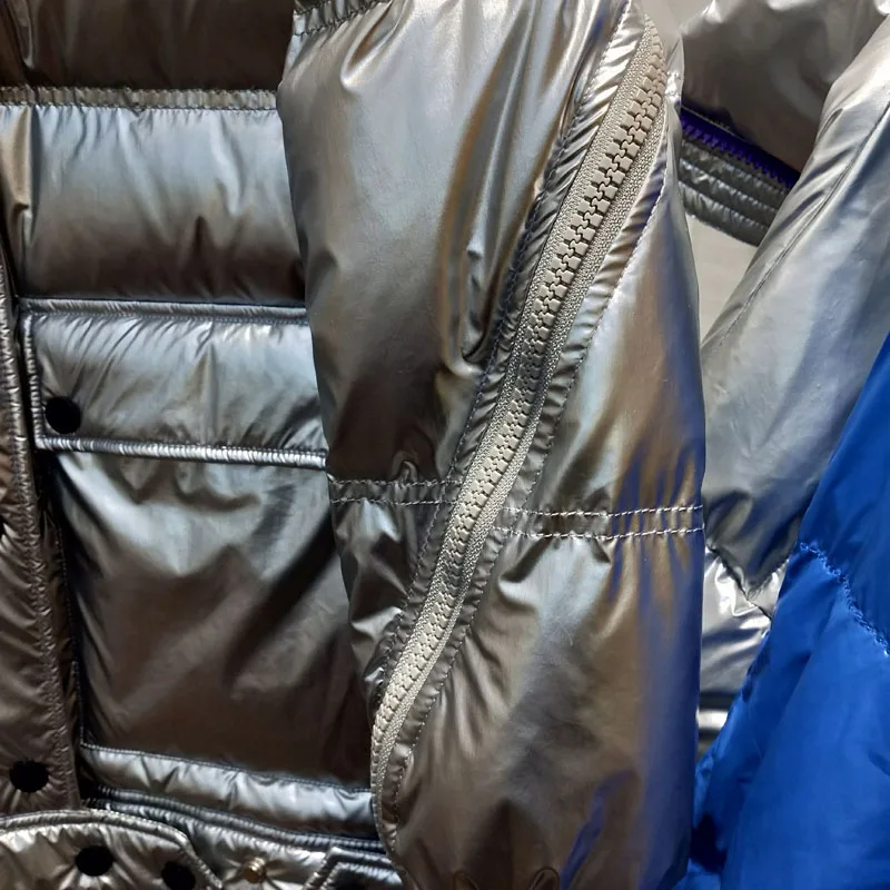 Зимняя женская пуховая куртка 2019 на белом утином пуху женское Свободное пальто с