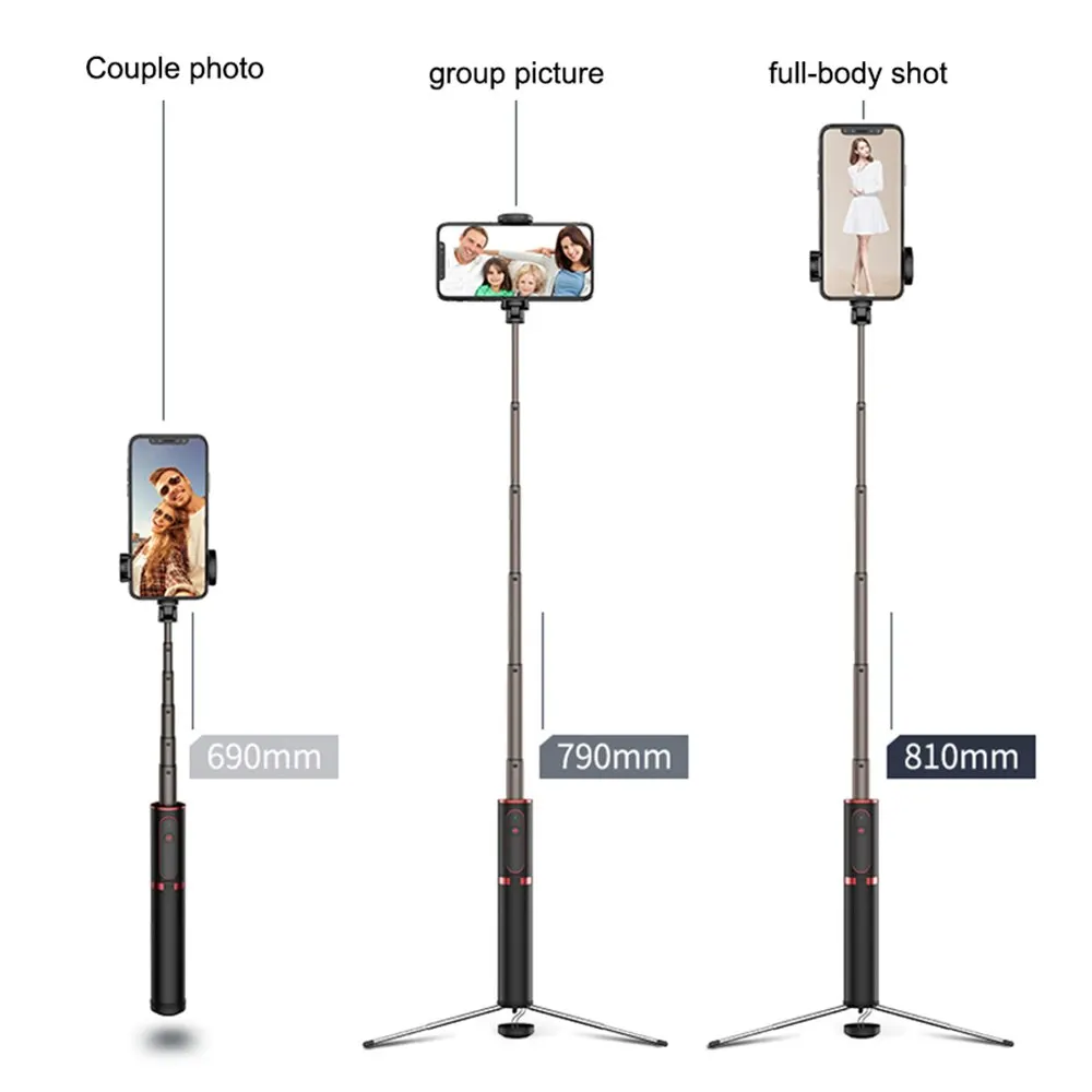 1 м штатив-монопод селфи-палка Bluetooth с кнопкой для Samsung Note 8 9 S9 iphone 6 7 plus |