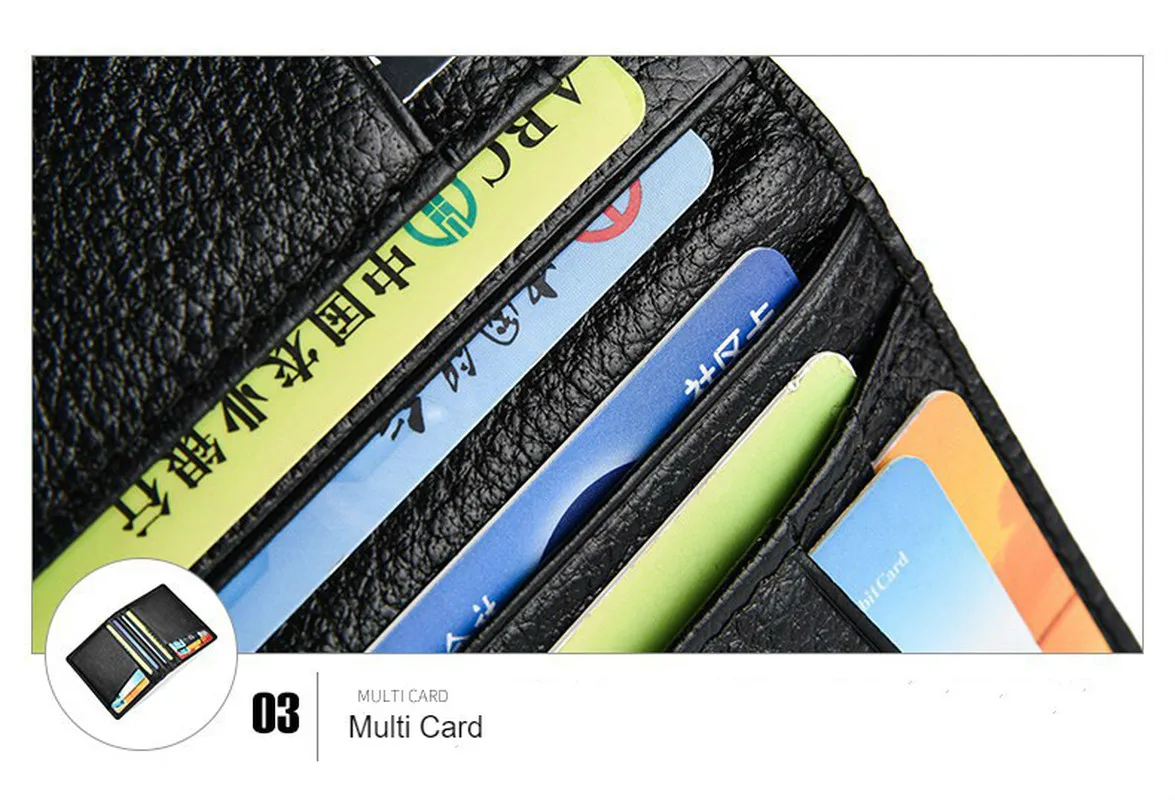Super Slim Soft Wallet Mini Credit Card Wallet Purse Card Holders Genuine Leather Men Wallet Thin Small