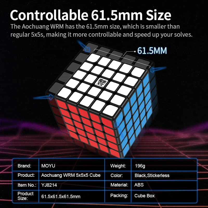 MoYu Aochuang WR M 5x5x5 cubo Magnetic magic aochuang WRM puzzle cube 5x5 magico Cube Speed | Игрушки и хобби