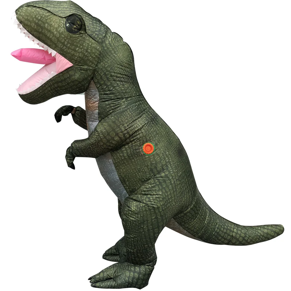 

Newest Inflatable Dinosaur Costume Adult Dino Mascot Anime Cosplay Party Animal clothes Jumpsuit Halloween Costume for men women