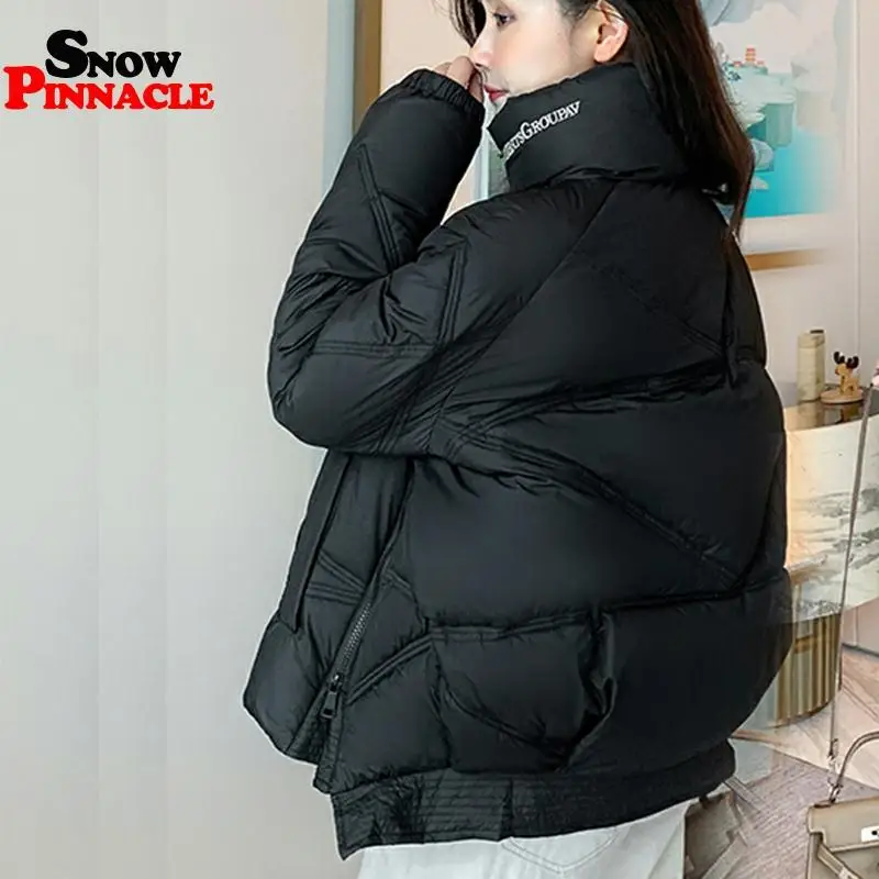 

Winter women parkas jackets casual solid female thicken warm padded jackets coat Female styled outwear snow jacket