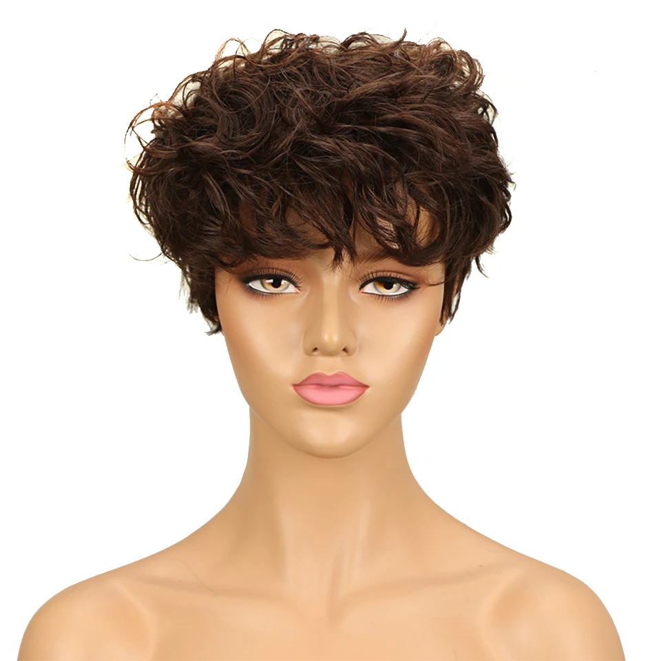 Trueme бразильский парик с вырезами фея красный синий Омбре волнистые волосы Реми