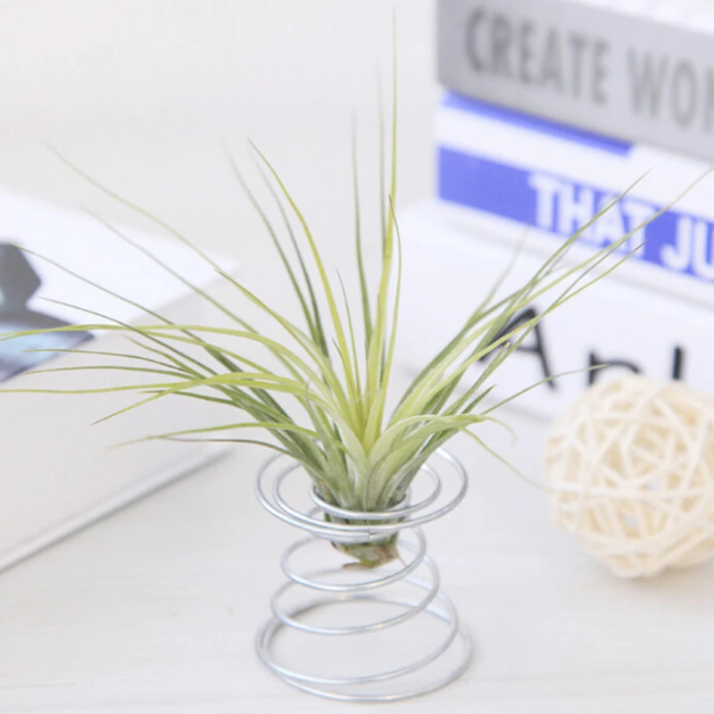 Металлическая железная Весенняя подставка для цветов полый пол в форме