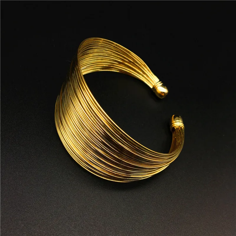 Нигерийские Свадебные Золотые женские наборы ювелирных изделий из Дубая набор