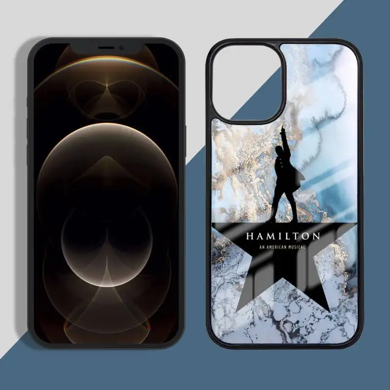 

Hamilton Musical Lyrics fashion Phone Cases PC for iPhone 11 12 pro XS MAX 8 7 6 6S Plus X 5S SE 2020 XR
