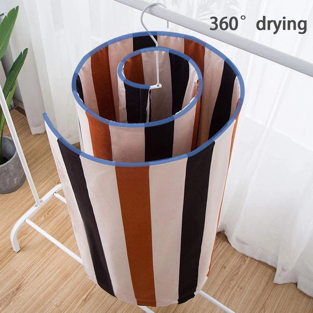 Вешалка для сушки спиральной формы вращающаяся вешалка хранения одеял