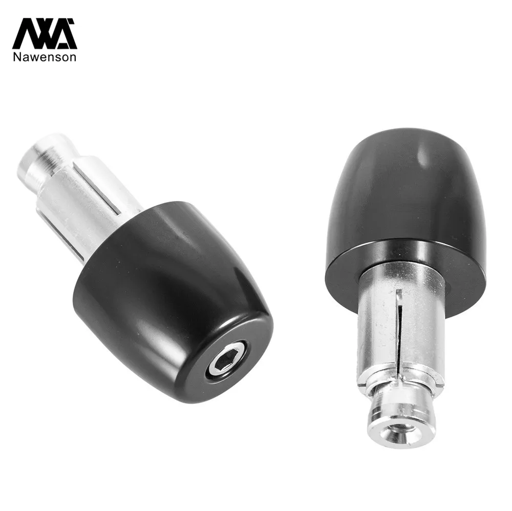 

Motorcycle Handlebar End Plugs Anti-vibration Grip Bar End Caps Slider Set Accessories for 22mm 7/8" Handlebar