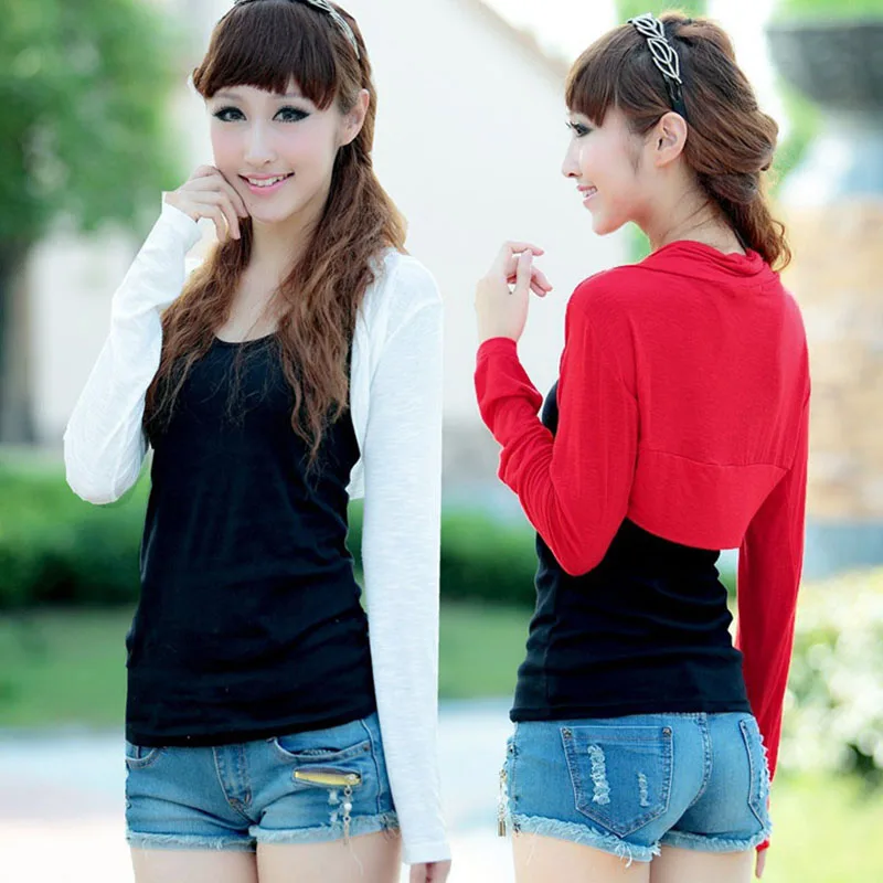 Women's Long Sleeve Bolero Jacket Top Ladies Cardigan Coat Size M-XXL | Женская одежда