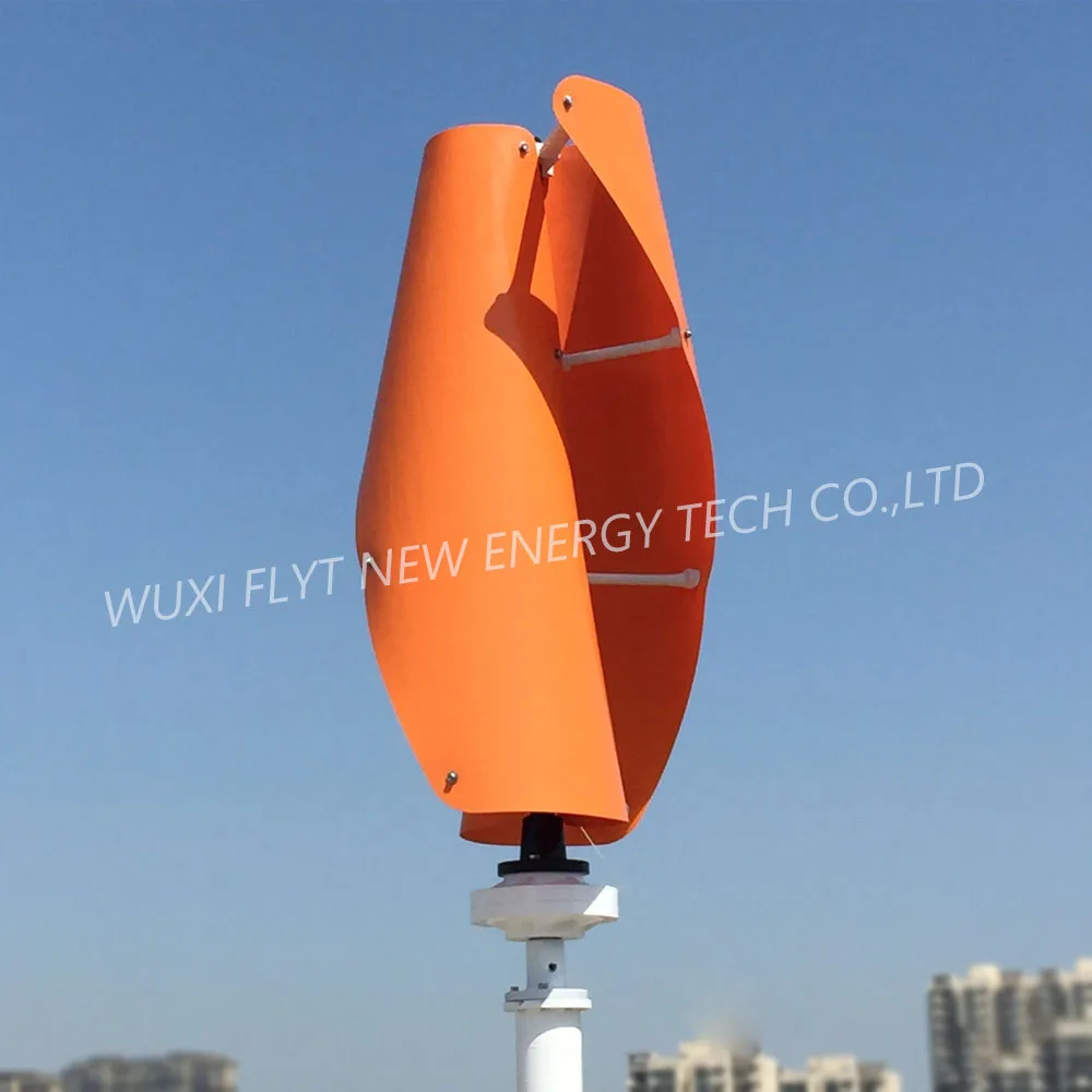

FLTXNY 400W 600W 1KW 2KW Vertical Wind Turbine 3 Phase 1000W 12V 24V 48V 96V Upright Coreless Wind Turbine Generator for Home