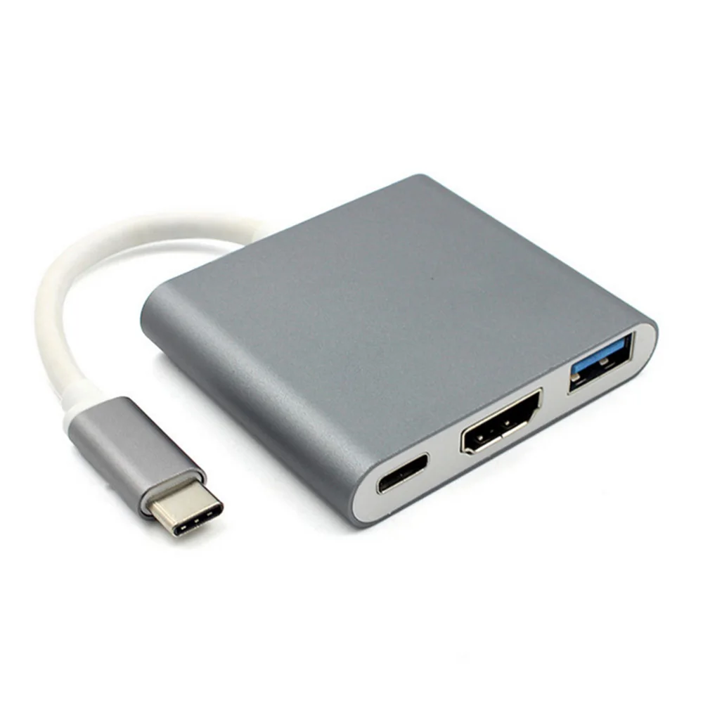 Многофункциональный Конверсионный кабель USB 3.1 Type C для передачи данных PD HDMI