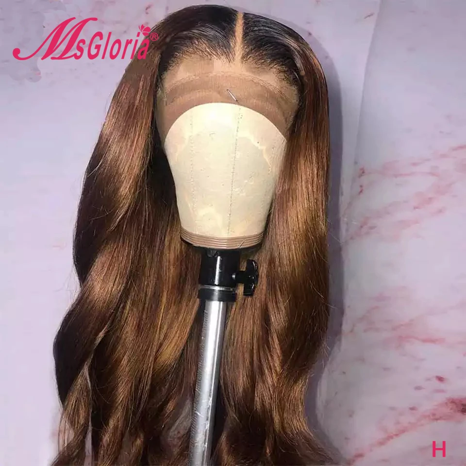 150 эффектом деграде (переход от темного к Цветной парики из натуральных волос