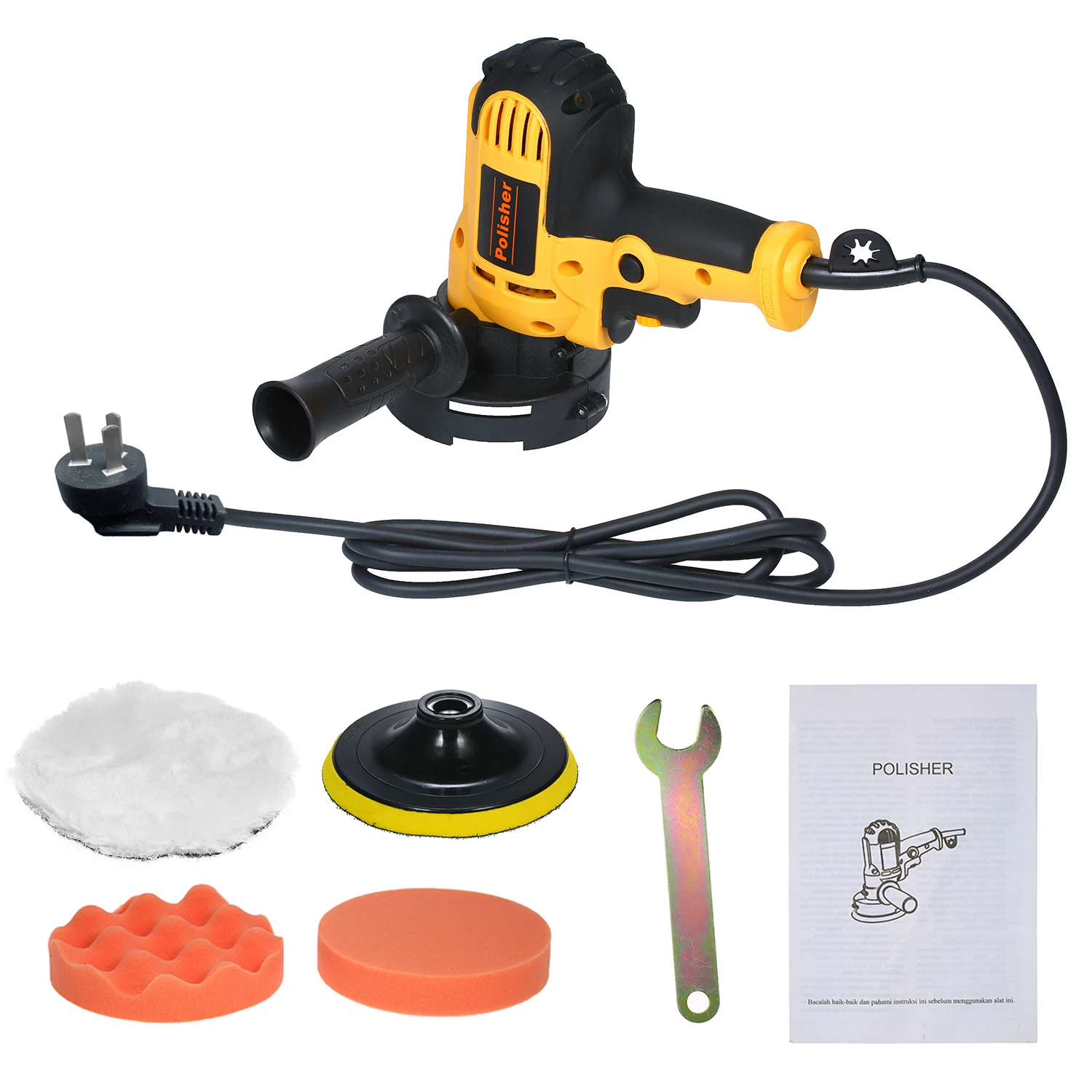 Электрическая полировальная машинка для автомобиля 220 В 700 Вт мини машина