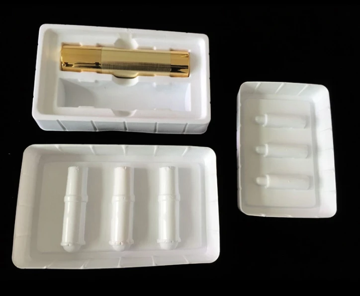 Прозрачная пластиковая раздвижная блистерная карта косметическая упаковка для