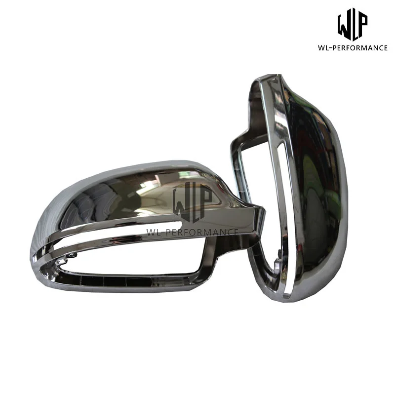 Free Shipping A4 Electroplated Replacement Car Rearview Mirror Cap Cover Trim Fits for Audi A4l Styling 09-12 | Автомобили и