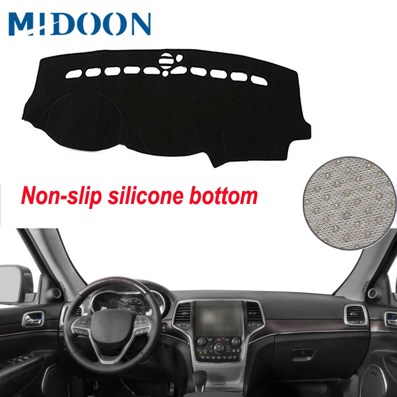 Чехол для приборной панели автомобиля MIDOON коврик антиуф-коврик Jeep Grand Cherokee WK2 2011-