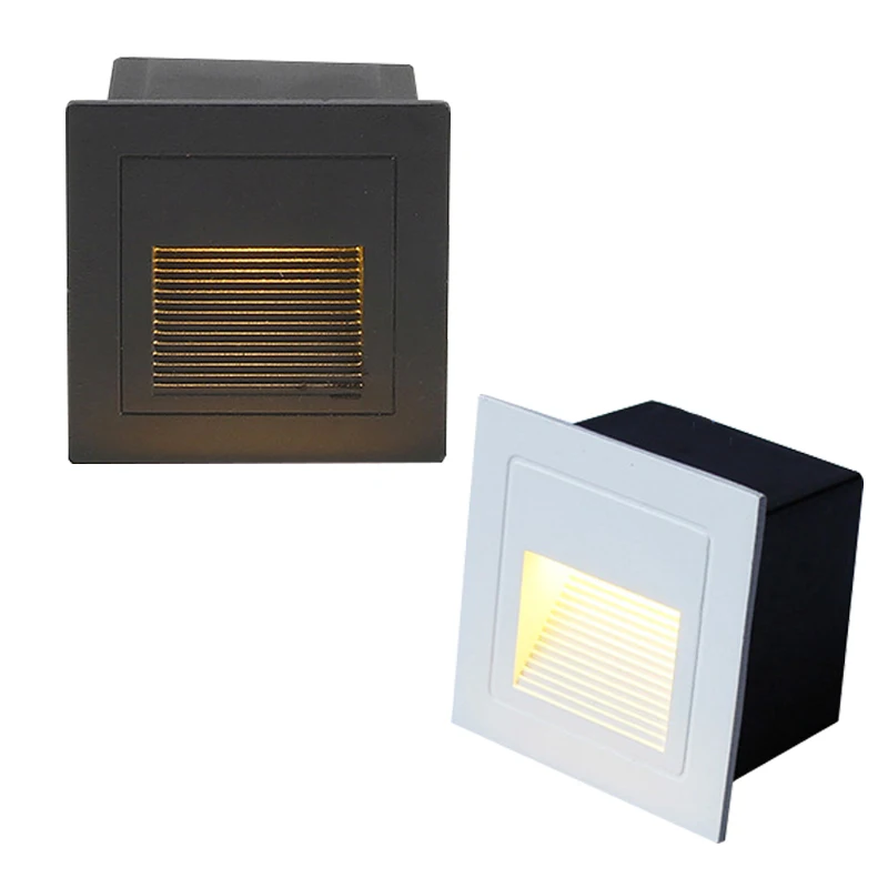 Встраиваемый светодиодный светильник для лестницы IP65 85-265 в 4 шт. 3 Вт 12 В настенный