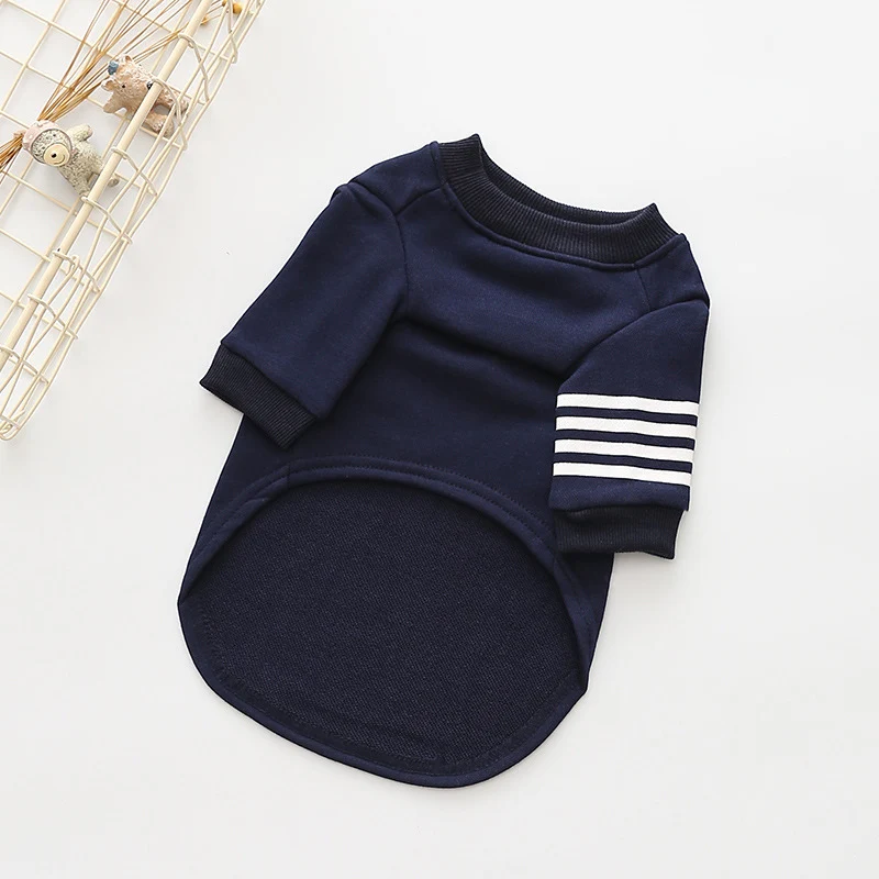 Французский стиль хлопковый жилет для собаки рубашки летняя одежда собак костюм