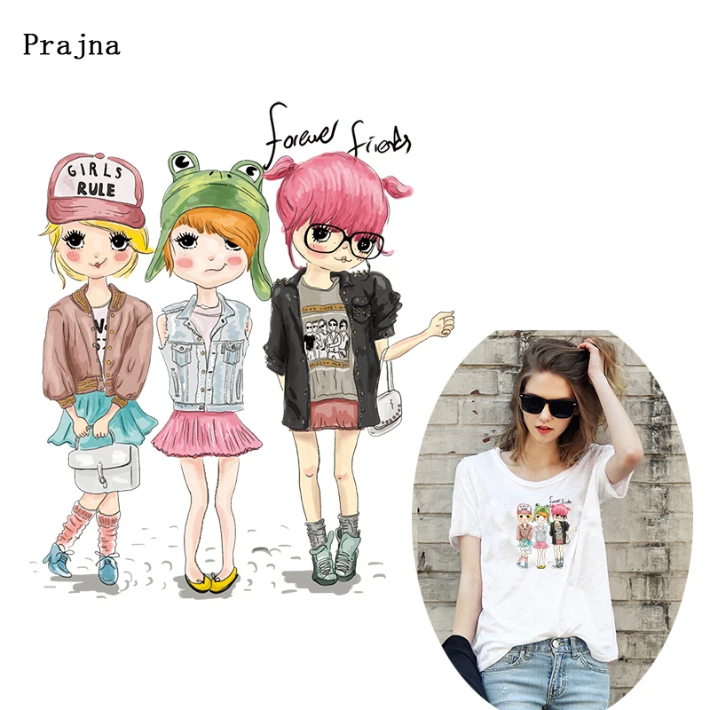 Prajna DIY полосы термо Стикеры для одежды на одежде применение теплочувствительных
