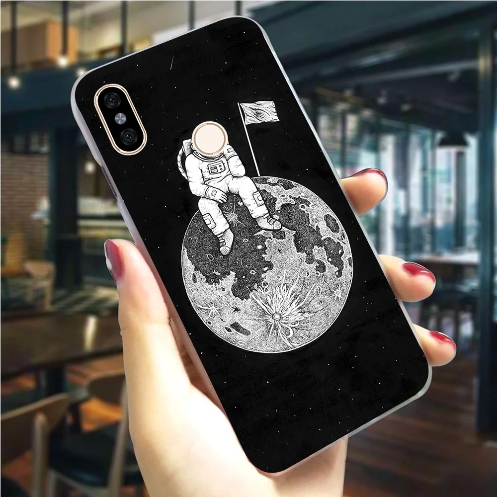 Чехол для телефона Xiaomi Mi A3 Pro Astronaut in the Universe Case A1 A2 Lite 5X 6X 6 8 9 9se Mix 2S 9T CC9E CC9 A3|Бамперы| |