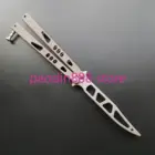 Новое поступление, лезвие Baliplus Tach 2 Butterfly нож для тренера Vg10 Stonewash с титановой ручкой, система втулок Jilt, нож с бесплатным колебанием
