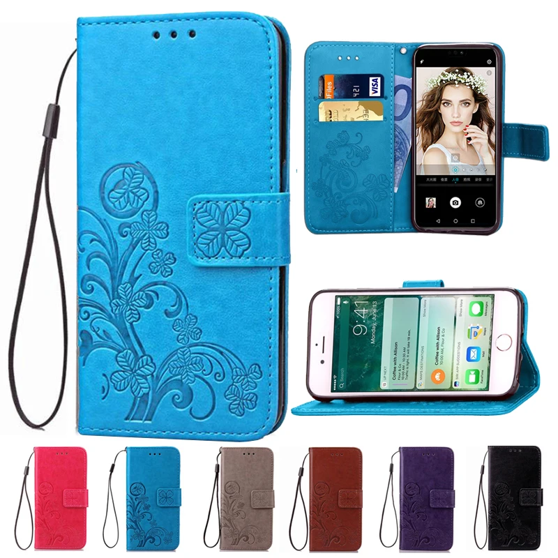 3D цветок кожаный чехол с подставкой и отделениями для карт Nokia Lumia 630 635 730 735 540 650 532