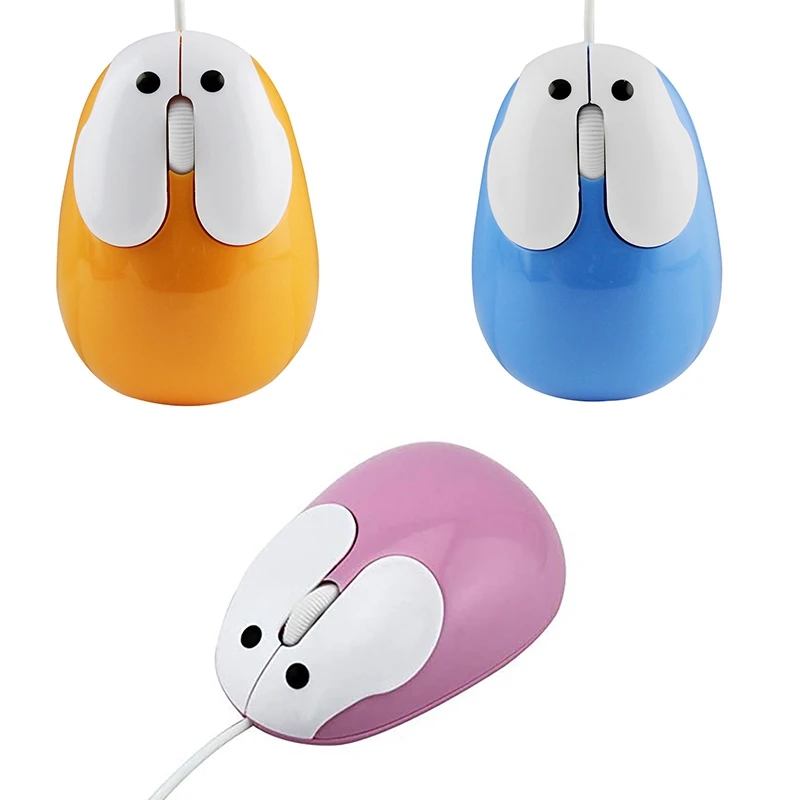 

Cute Cartoon Rabbit USB Wired Laptop Mouse, 1200DPI Wired Optical Mouse, Suitable For PC And Laptop