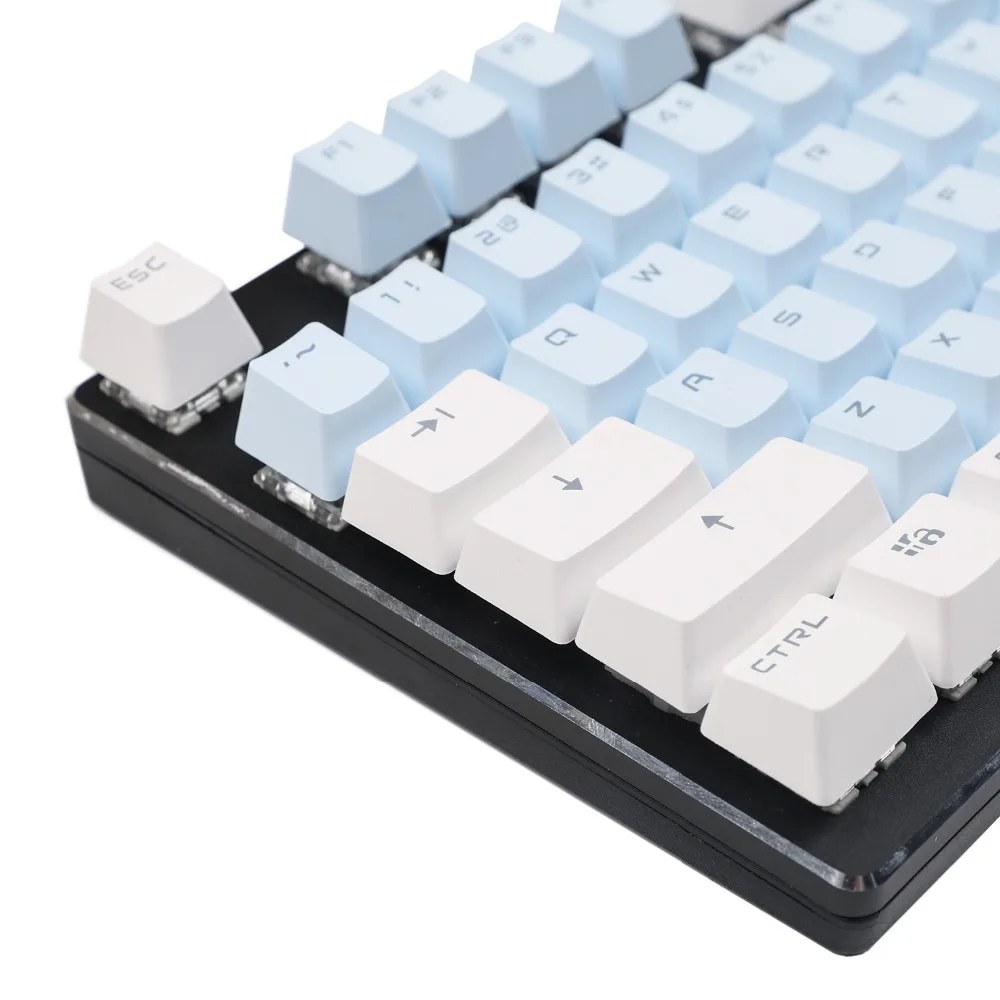 YMDK Double Shot 104, набор ключей в виде брелока из OEM профиля, подходит для механической клавиатуры Cherry MX Switches