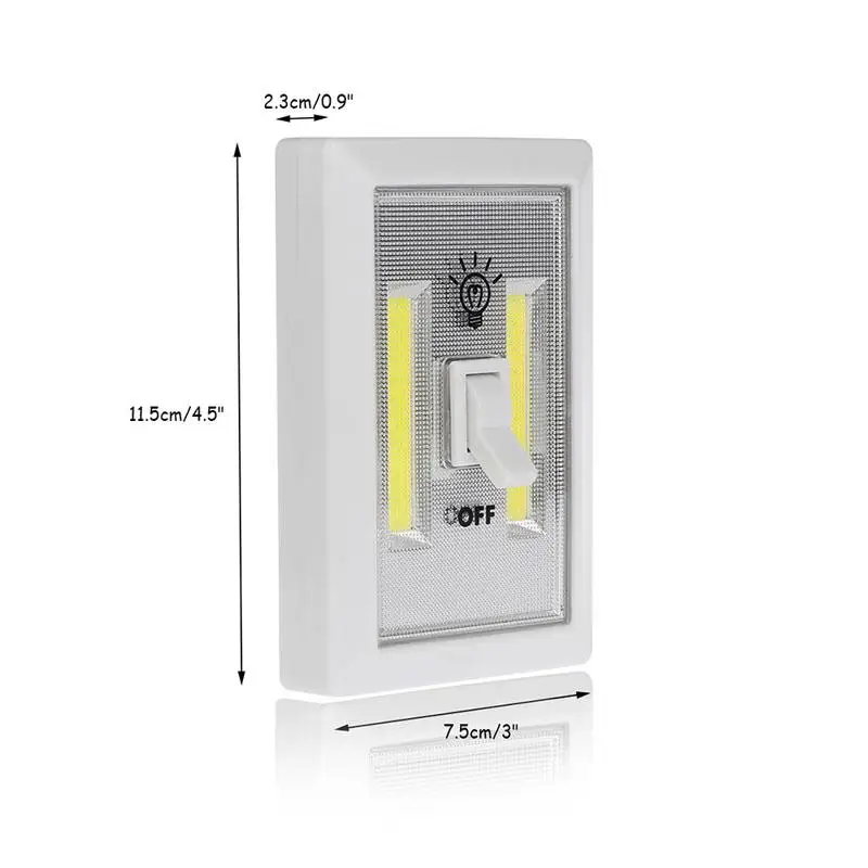COB Led Новинка лампа беспроводной Крытый настенный светильник 4 шт. AAA батарея