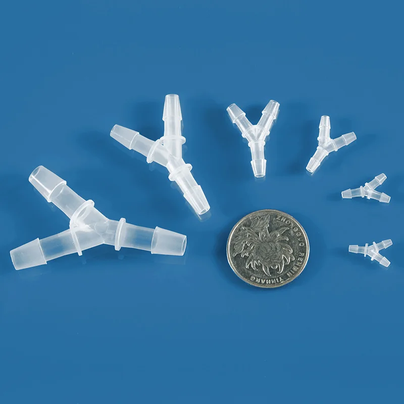 Соединение труб Y 1 мм фитинги для шлангов из полипропилена тонкая форма большой